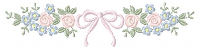Monogram Floral Frame embroidery design - Roses  and Flowers Frame machine embroidery pattern - Floral wreath garland file - Instant download pes jef (Copy) Marcia Embroidery