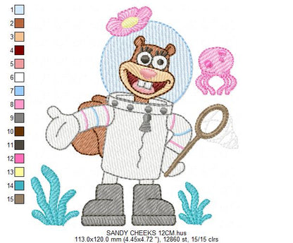 SPONGE BOB embroidery designs - SPONGE BOB embroidery design machine embroidery pattern - Puppy embroidery file - instant download pes (Copy) Marcia Embroidery