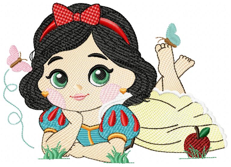 Snow White embroidery designs - Disney Princess machine embroidery patterns - Baby Girl  file - Instant digital download pes jef dst exp hus vp3 - Marcia Embroidery