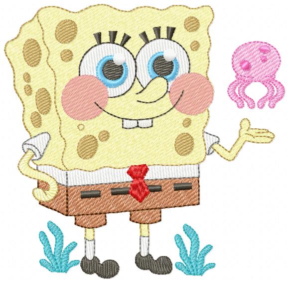 SPONGE BOB embroidery designs - SPONGE BOB embroidery design machine embroidery pattern - Puppy embroidery file - instant download pes (Copy) Marcia Embroidery