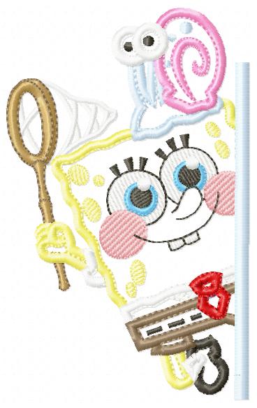 SPONGE BOB embroidery designs - SPONGE BOB embroidery design machine embroidery pattern - Puppy embroidery file - instant download pes (Copy) Marcia Embroidery