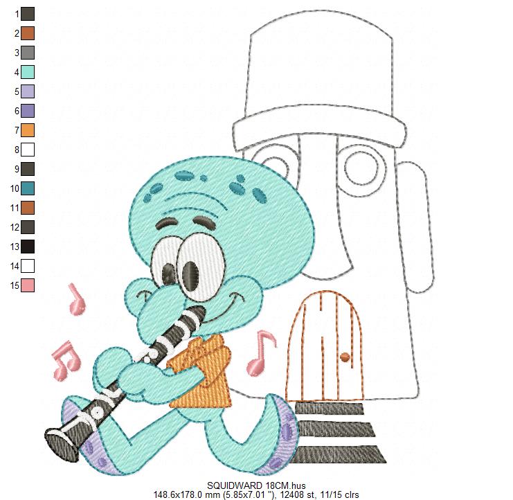 SPONGE BOB embroidery designs - SPONGE BOB embroidery design machine embroidery pattern - Puppy embroidery file - instant download pes (Copy) Marcia Embroidery