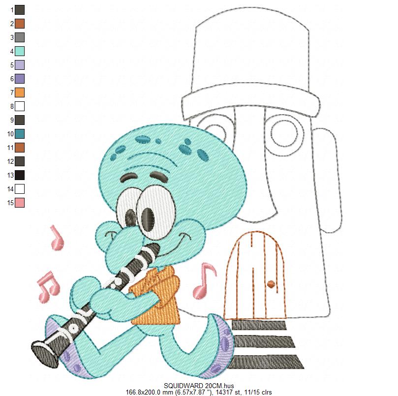 SPONGE BOB embroidery designs - SPONGE BOB embroidery design machine embroidery pattern - Puppy embroidery file - instant download pes (Copy) Marcia Embroidery