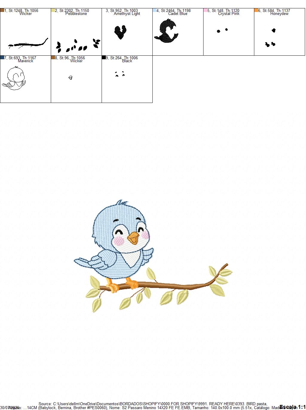 Bird embroidery design - Baby Boy Bird machine embroidery pattern - Family Couple with flowers file - Instant digital download pes jef