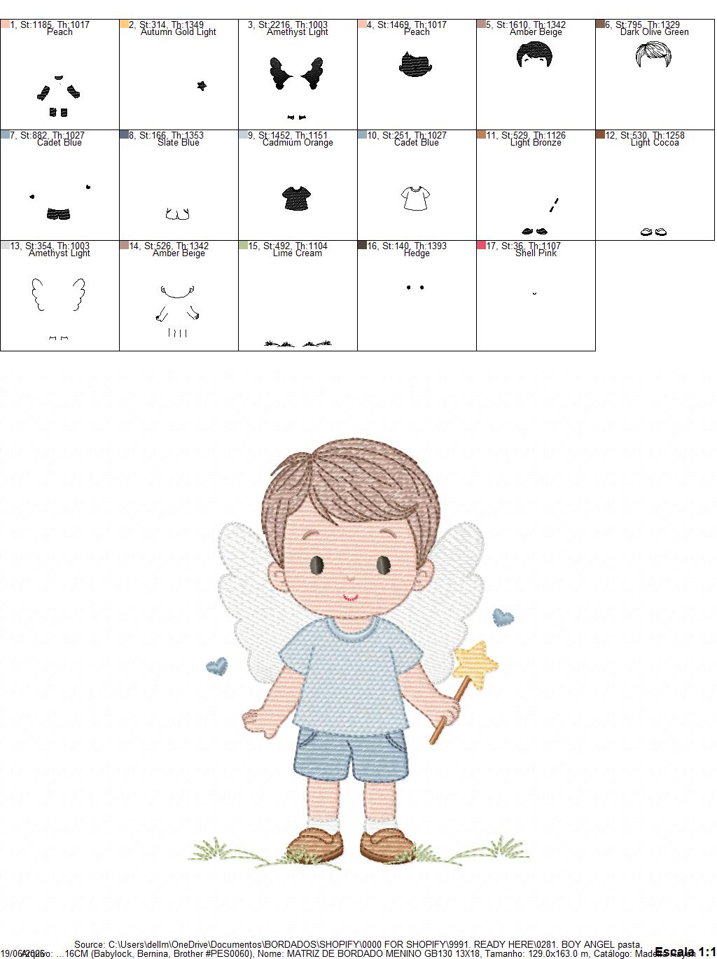 Angel embroidery designs - Baby boy embroidery design machine embroidery pattern - Boy with wings embroidery file - instant download pes (Copy) Marcia Embroidery