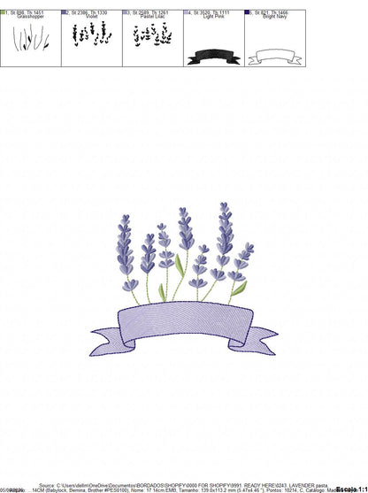 Flower garden embroidery design - Lavender flowers with butterflies machine embroidery pattern -  Kitchen Tea towel - Instant download pes (Copy) Marcia Embroidery