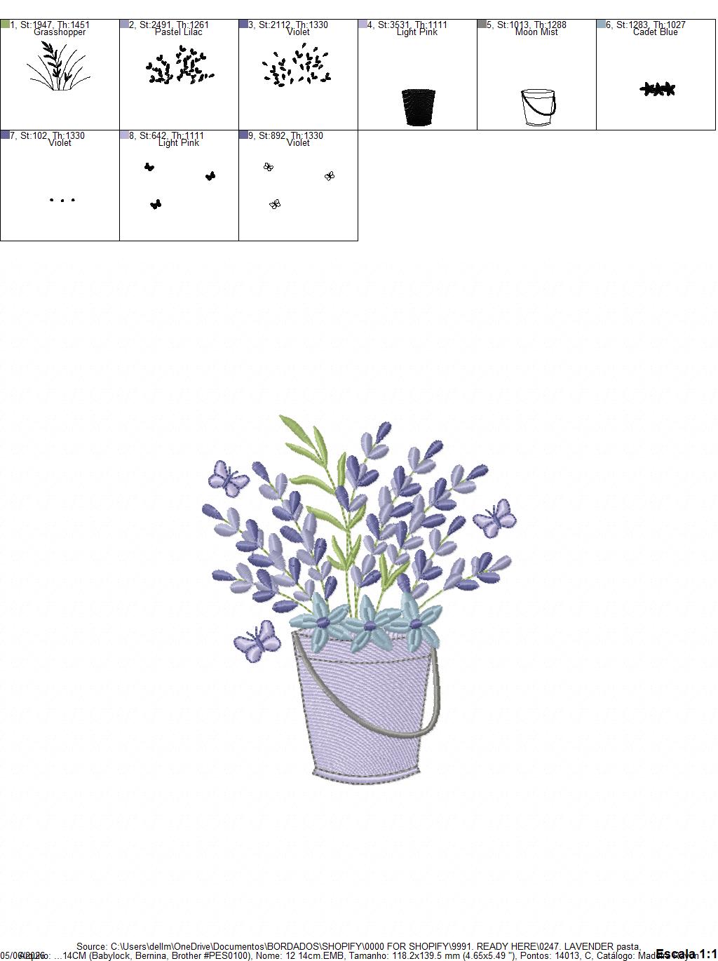 Lavender flowers embroidery design - Flower garden machine embroidery pattern - Floral Kitchen Tea towel - Instant download pes jef (Copy) Marcia Embroidery