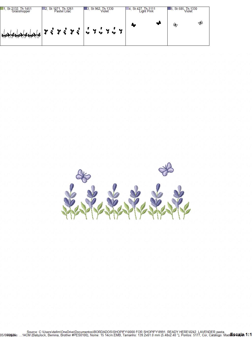 Flower garden embroidery design - Lavender flowers with butterflies machine embroidery pattern -  Kitchen Tea towel - Instant download pes (Copy) Marcia Embroidery