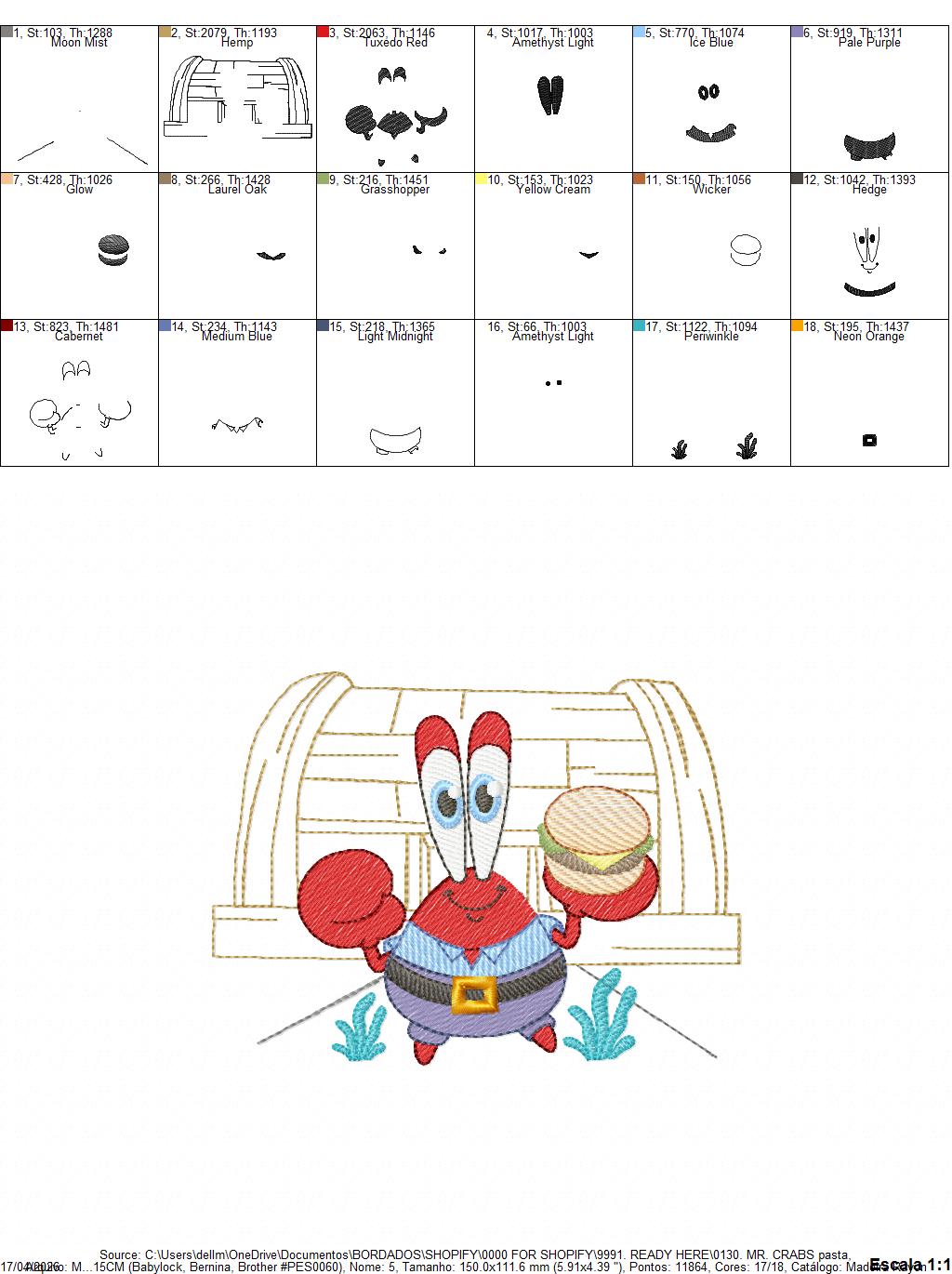 SPONGE BOB embroidery designs - SPONGE BOB embroidery design machine embroidery pattern - Puppy embroidery file - instant download pes (Copy) Marcia Embroidery