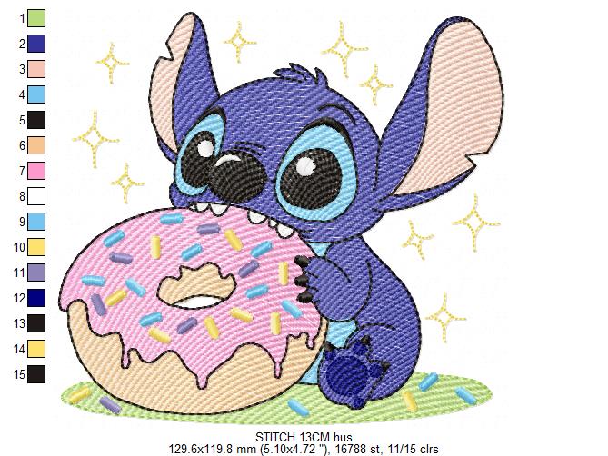 Stitch embroidery design - Lilo and Stitch Cartoon machine embroidery pattern - Baby boy and girl file - Instant digital download pes jef (Copy) Marcia Embroidery