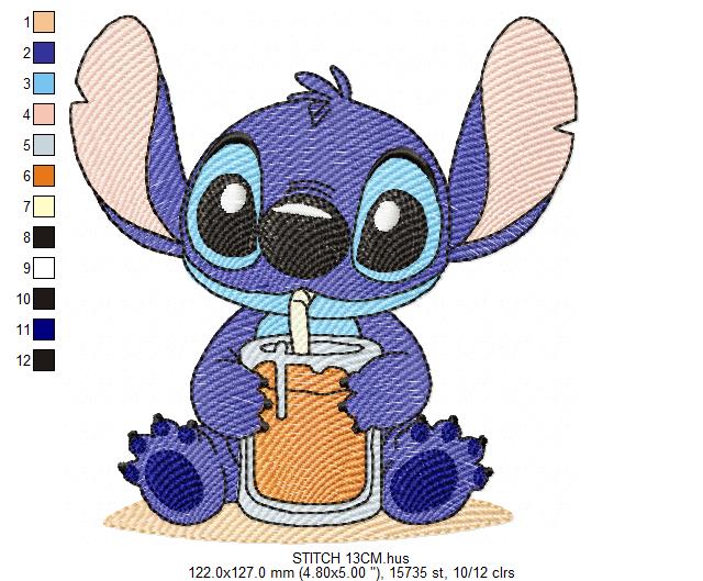 Stitch embroidery design - Lilo and Stitch Cartoon machine embroidery pattern - Baby boy and girl file - Instant digital download pes jef (Copy) Marcia Embroidery