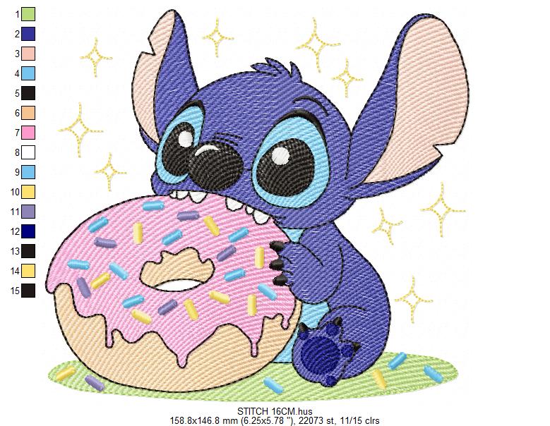 Stitch embroidery design - Lilo and Stitch Cartoon machine embroidery pattern - Baby boy and girl file - Instant digital download pes jef (Copy) Marcia Embroidery