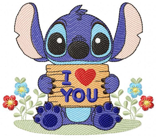Stitch embroidery design - Lilo and Stitch Cartoon machine embroidery pattern - Baby boy and girl file - Instant digital download pes jef (Copy) Marcia Embroidery