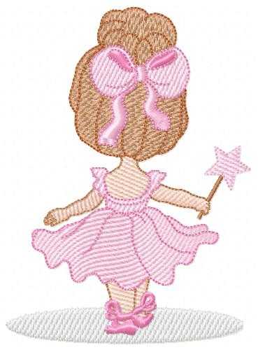 Ballerina embroidery design - Ballet dancer machine embroidery pattern - Baby girl file - Instant digital download pes jef - Marcia Embroidery
