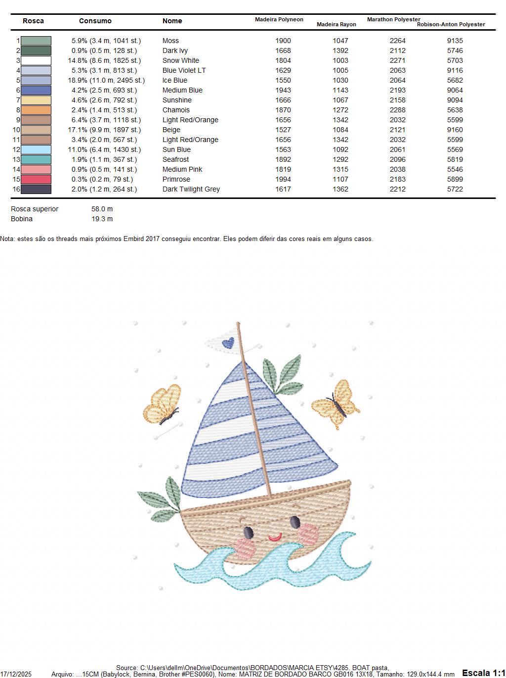 Boat embroidery designs - Sailboat machine embroidery pattern - Sea Ocean Nautical Baby boy file - Instant digital download pes jef dst vp3 - Marcia Embroidery