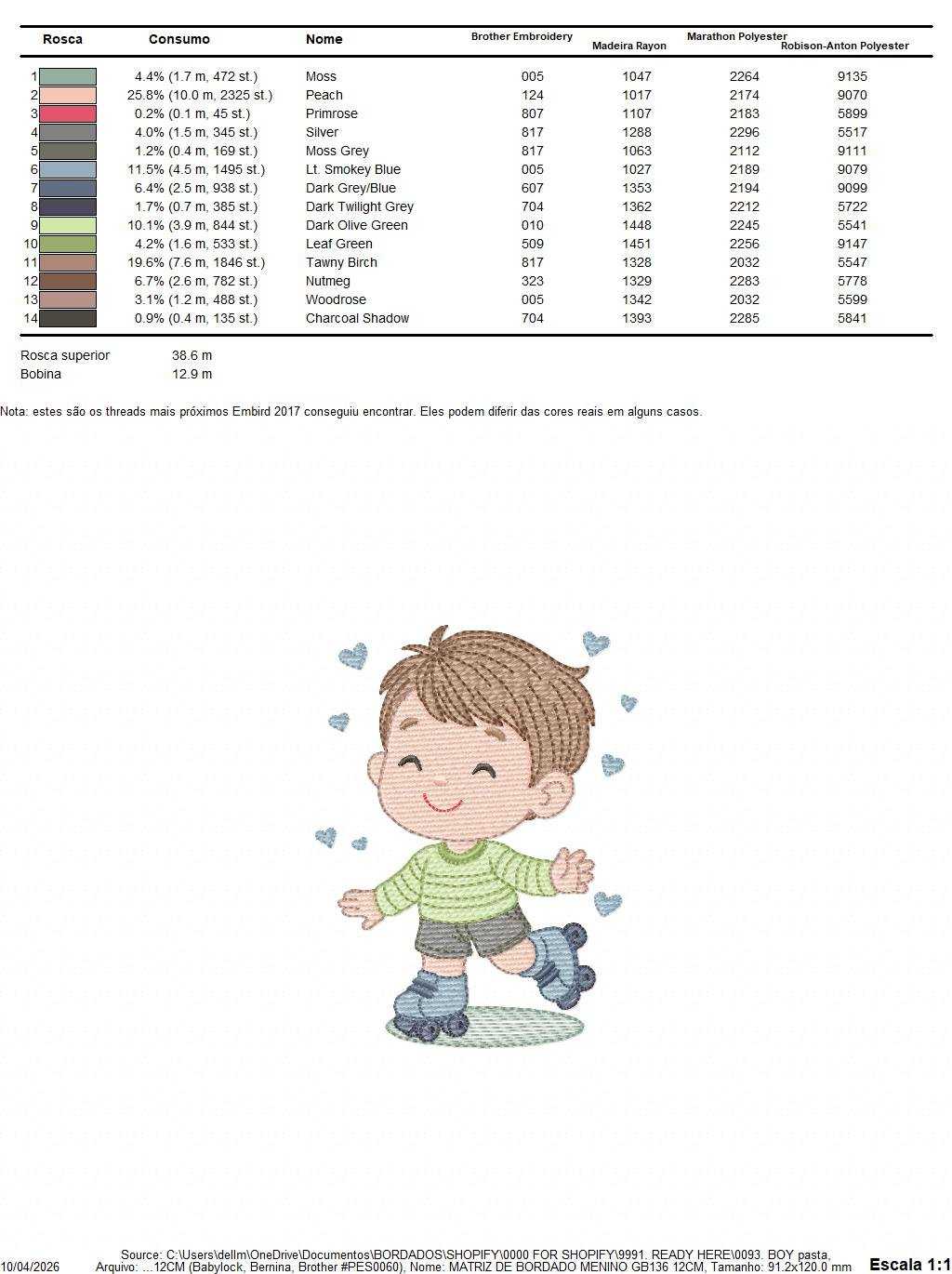 Boy with skates embroidery design - Baby Boy with rollerblades machine embroidery pattern - Children Playing file - Instant download - Marcia Embroidery