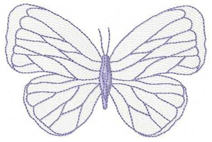 Butterfly embroidery design - Delicate butterfly with hearts machine embroidery pattern - Baby Girl file - Instant digital download pes jef dst (Copy) - Marcia Embroidery