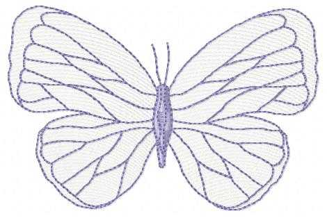 Butterfly embroidery design - Delicate butterfly with hearts machine embroidery pattern - Baby Girl file - Instant digital download pes jef dst (Copy) - Marcia Embroidery