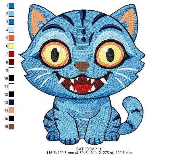 Cat Derpy KPop Demon Hunters embroidery design - Kpop Warriors machine embroidery patterns - Baby girl file - Instant digital download - Marcia Embroidery
