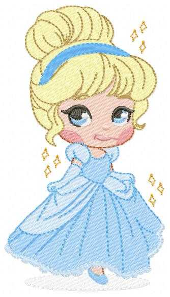 Cinderella embroidery design - Disney Princess machine embroidery patterns - Baby girl file - Instant digital download pes jef dst - Marcia Embroidery