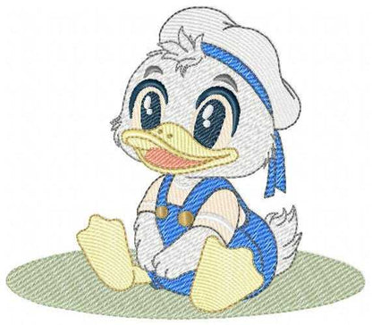 Donald Duck embroidery design - Mickey Mouse machine embroidery pattern - Baby Boy and girl file - Instant digital download pes jef dst - Marcia Embroidery