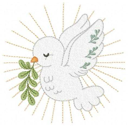 Dove embroidery design - Holy Spirit embroidery design machine embroidery pattern - Catholic Religious Eucharist file - Instant download - Marcia Embroidery