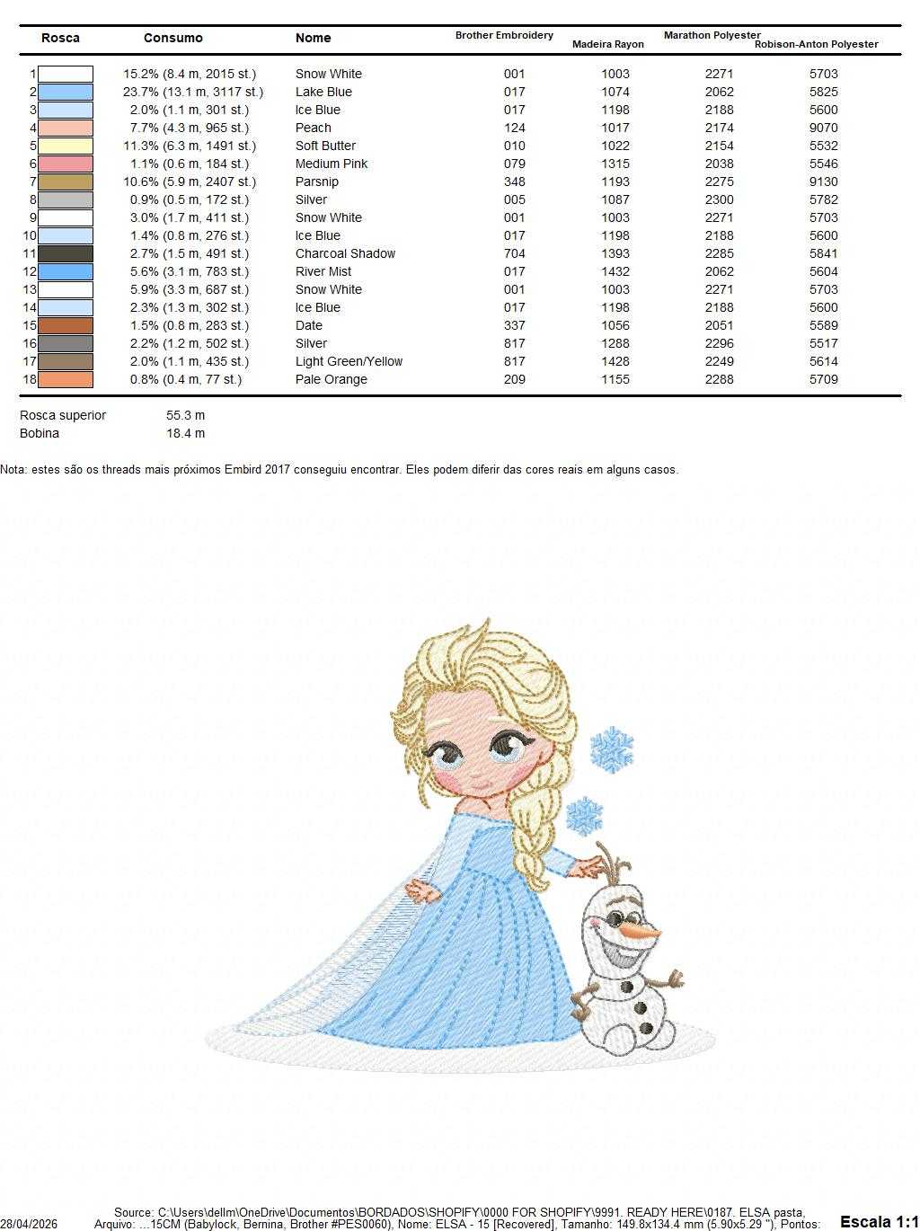 Elsa embroidery design - Frozen Disney Princess machine embroidery pattern - Instant digital download pes jef dst - Marcia Embroidery