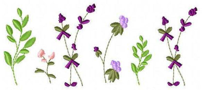 Flower Garden embroidery design - Flower and Butterfly machine embroidery pattern - Floral bouquet Kitchen Towel - Instant digital download pes - Marcia Embroidery