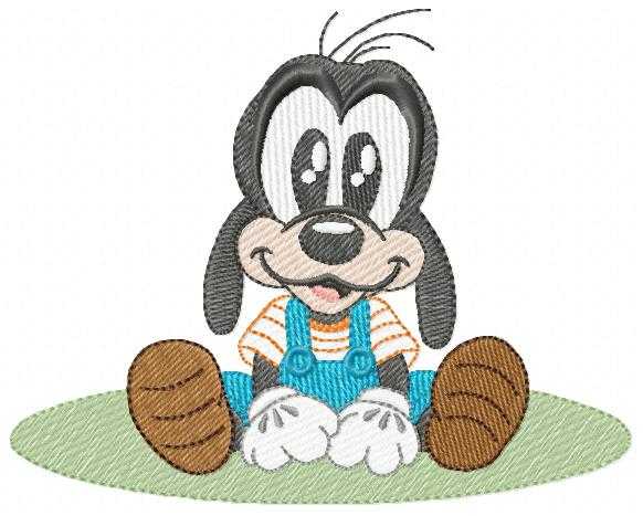 Goofy embroidery design - Mickey Mouse machine embroidery pattern - Baby Boy and girl file - Instant digital download pes jef dst hus - Marcia Embroidery