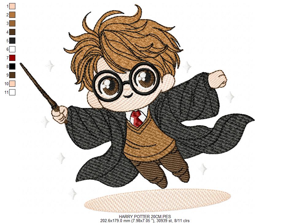 Harry Potter embroidery designs - HP machine embroidery patterns - Baby Girl Boy file - Instant digital download pes jef dst exp hus vp3 - Marcia Embroidery