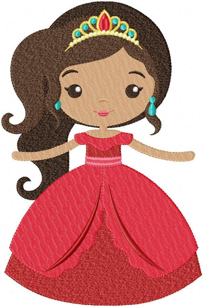 Princess Elena embroidery designs Disney embroidery design machine embroidery pattern file girl embroidery Princess applique design Marcia Embroidery