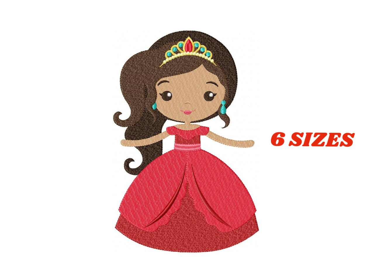 Princess Elena embroidery designs Disney embroidery design machine embroidery pattern file girl embroidery Princess applique design Marcia Embroidery