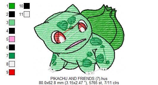 Pokemon embroidery designs - Pikachu embroidery design machine embroidery pattern - pokemons embroidery file boy embroidery - kid embroidery