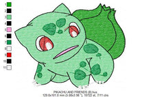 Load image into Gallery viewer, Pokemon embroidery designs - Pikachu embroidery design machine embroidery pattern - pokemons embroidery file boy embroidery - kid embroidery
