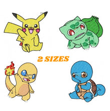 Laden Sie das Bild in den Galerie-Viewer, Pokemon embroidery designs - Pikachu embroidery design machine embroidery pattern - pokemons embroidery file boy embroidery - kid embroidery
