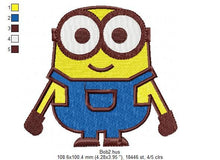 Charger l&#39;image dans la galerie, Bob Minion embroidery designs - Minions embroidery design machine embroidery pattern - kid embroidery file boy embroidery disney embroidery Bob
