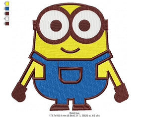 Bob Minion embroidery designs - Minions embroidery design machine embroidery pattern - kid embroidery file boy embroidery disney embroidery Bob