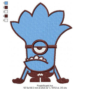 Minion embroidery designs - Bad Minions embroidery design machine embroidery pattern - kid embroidery file boy embroidery disney embroidery