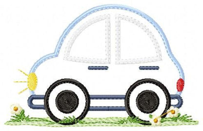 Car applique embroidery designs - Vehicle embroidery design machine embroidery pattern - Automobile embroidery file - instant download pes