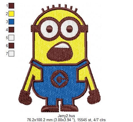 Minion embroidery designs - Minions embroidery design machine embroidery pattern - baby boy embroidery file - instant digital download