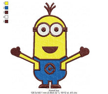 Load image into Gallery viewer, Minion embroidery designs - Minions embroidery design machine embroidery pattern - kid embroidery file baby boy embroidery - Kevin download
