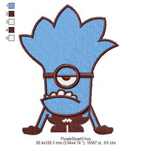 Load image into Gallery viewer, Minion embroidery designs - Bad Minions embroidery design machine embroidery pattern - kid embroidery file boy embroidery disney embroidery
