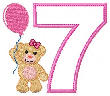 Numbers embroidery designs set - Number Applique Design - Birthday Embroidery machine embroidery file - Numbers applique - Instant download