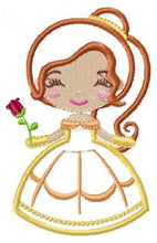 Carica l&#39;immagine nel visualizzatore di Gallery, Belle embroidery designs - Disney Princess embroidery design machine embroidery pattern - Princess applique design - beauty and the beast
