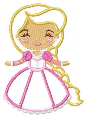 Rapunzel embroidery designs - Disney Princess embroidery design machine embroidery pattern - Princess applique design - Tangled download