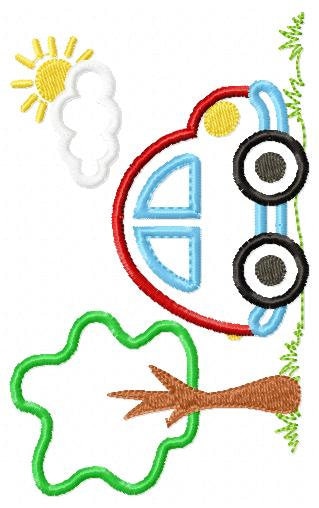 Car embroidery designs - vehicle embroidery design machine embroidery pattern - automobile embroidery file - car applique boy embroidery