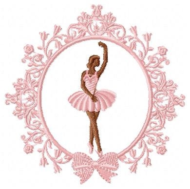 Ballerina embroidery designs - Ballet embroidery design machine embroidery pattern - instant download - baby girl embroidery file dancer