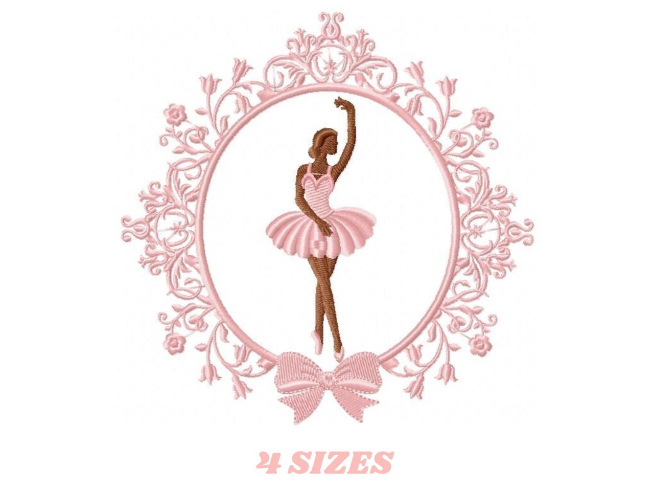 Ballerina embroidery designs - Ballet embroidery design machine embroidery pattern - instant download - baby girl embroidery file dancer