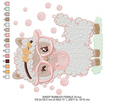 Llama embroidery design - Animals embroidery designs machine embroidery pattern - baby girl embroidery file - newborn embroidery download