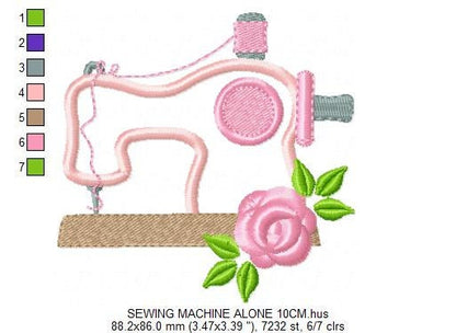 Sewing embroidery designs - Singer embroidery design machine embroidery pattern - sewing machine applique design - sewing pattern pes jef